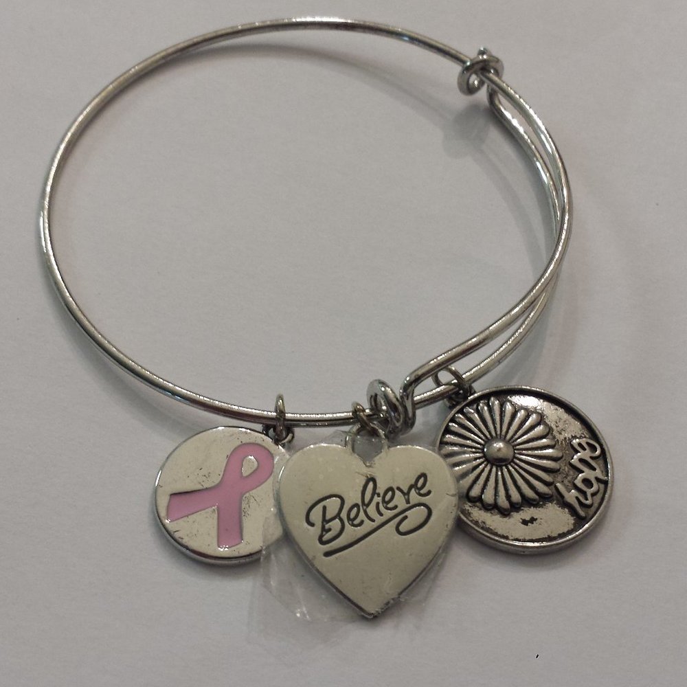 Breast Cancer Awareness Bracelet Adjustable Hope